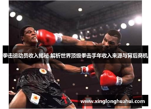 拳击运动员收入揭秘 解析世界顶级拳击手年收入来源与背后商机